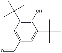 2,6-DI-TERT-BUTYL-4-FORMYLPHENOL Struktur