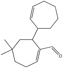 BICYCLOHEPT-2-ENE-2-CARBOXALDEHYDE,6,6-DIMETHYL- Struktur