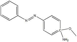 4METHOXY4AMINOAZOBENZENE Struktur