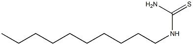 1-N-DECYLTHIOUREA Struktur