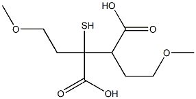 BIS-(2-METHOXYETHYL)MERCAPTOSUCCINICACID Struktur