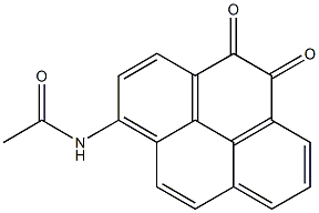 1-ACETAMIDOPYRENE4,5-QUINONE Struktur