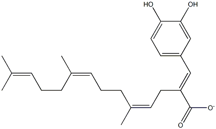 FARNESYLCAFFEATE Struktur