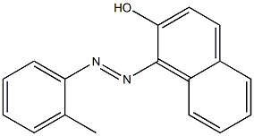 1-(2'-TOLYLAZO)-2-NAPHTHOL Struktur