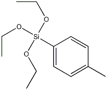 4-METHYLPHENYLTRIETHOXYSILANE Struktur