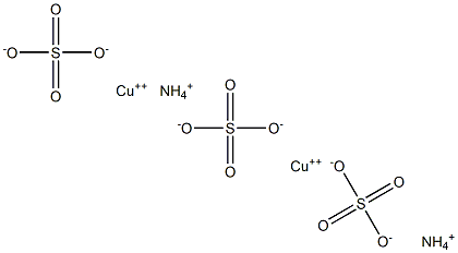 CUPRICAMMONIUMSULPHATE Struktur