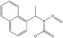 N-NITROSO-1-NAPHTHYL-N-ETHYLCARBAMATE Struktur