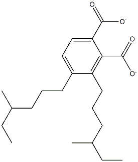 DI(4-METHYLHEXYL)PHTHALATE Struktur