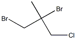 1-CHLORO-2,3-DIBROMO-2-METHYLPROPANE Struktur