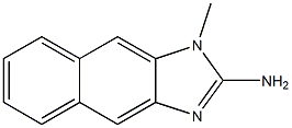 2-AMINO-1-METHYLNAPHTHO[2,3-D]IMIDAZOLE Struktur