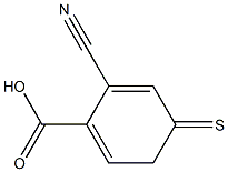 PARA-THIOCYANOBENZOICACID Struktur