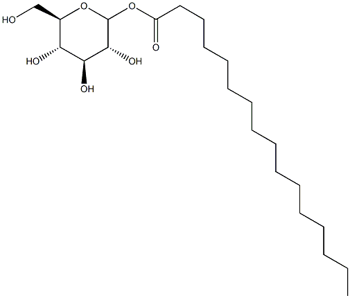 PALMITOYLGLUCOPYRANOSE Struktur