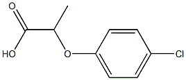 2-(4-CHLOROPHENOXY)-2-METHYLACETICACID Struktur