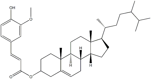 24-METHYLCHOLESTEROLCIS-FERULATE Struktur