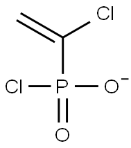 DICHLOROVINYLPHOSPHINATE Struktur