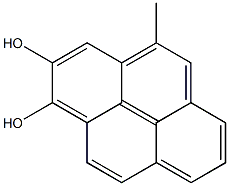 4-METHYLDIHYDROXYPYRENE Struktur