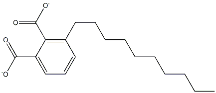 MONODECYLPHTHALATE Struktur