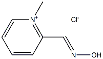 2-HYDROXIMINOMETHYL-N-METHYLPYRIDINIUMCHLORIDE Struktur