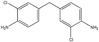 4,4'-METHYLENEBIS(2-CHLOROBENZENEAMINE) Struktur