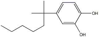 4-T-OCTYLCATECHOL Struktur