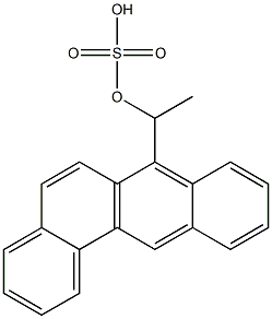 7-ALPHA-SULFOOXYETHYLBENZ(A)ANTHRACENE Struktur