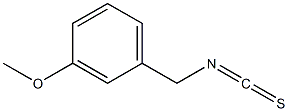 META-METHOXYBENZYLISOTHIOCYANATE Struktur