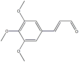 CINNAMALDEHYDE,3,4,5-TRIMETHOXY- Struktur