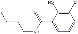 CHLORO-HYDROXYBENZOICACID-N-BUTYLAMIDE Struktur