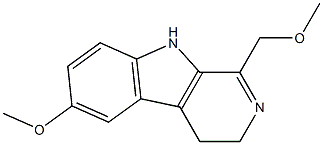 METHOXYHARMALANE Struktur