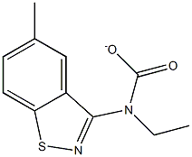 5-METHYL-BENZISOTHIAZOLE-3-ETHYLCARBAMATE Struktur