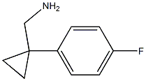 [1-(4-Fluorophenyl)cyclopropyl]methylamine Struktur