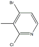 4-Bromo-2-chloro-3-picoline Struktur