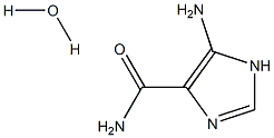 5-amino-1H-imidazole-4-carboxamide H2O Struktur