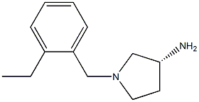 (3R)-1-(2-ethylbenzyl)pyrrolidin-3-amine Struktur