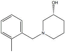 (3R)-1-(2-methylbenzyl)piperidin-3-ol Struktur