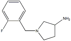 1-(2-fluorobenzyl)pyrrolidin-3-amine Struktur