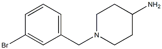 1-(3-bromobenzyl)piperidin-4-amine Struktur