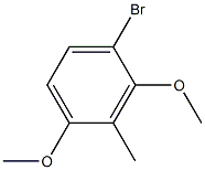 1-bromo-2,4-dimethoxy-3-methylbenzene Struktur