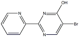 5-bromo-2-pyridin-2-ylpyrimidin-4-ol Struktur