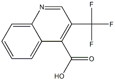 3-Trifluoromethyl-4-quinolinecarboxylic Acid Struktur