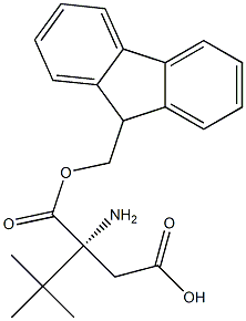 (R,S)-Fmoc-3-amino-3-(t-butyl)-propionic acid Struktur