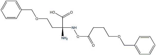 O-BENZYL-D-HOMOSERINE, (R)-2-AMINO-4-BENZOXYBUTYRIC ACID Struktur