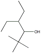 2,2-dimethyl-4-ethyl-3-hexanol Struktur