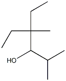 2,4-dimethyl-4-ethyl-3-hexanol Struktur