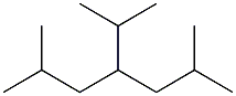 2,6-dimethyl-4-isopropylheptane Struktur