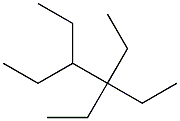 3,3,4-triethylhexane Struktur