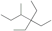 3-methyl-4,4-diethylhexane Struktur