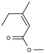 methyl cis-3-methyl-2-pentenoate Struktur