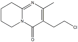 3-(2-CHLOROETHYL)-2-METHYL-6,7,8,9-TETRAHYDRO-4H-PYRIDO[1,2-A]PYRIMIDINE-4-ONE Struktur