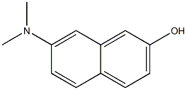 7-DIMETHYLAMINO-2-NAPHTHOL Struktur